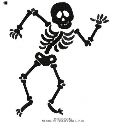 Skeletons halloween