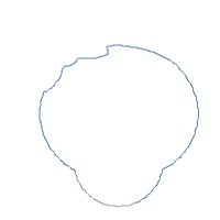 Skull Girl with Bow - Applique - Machine Embroidery Design