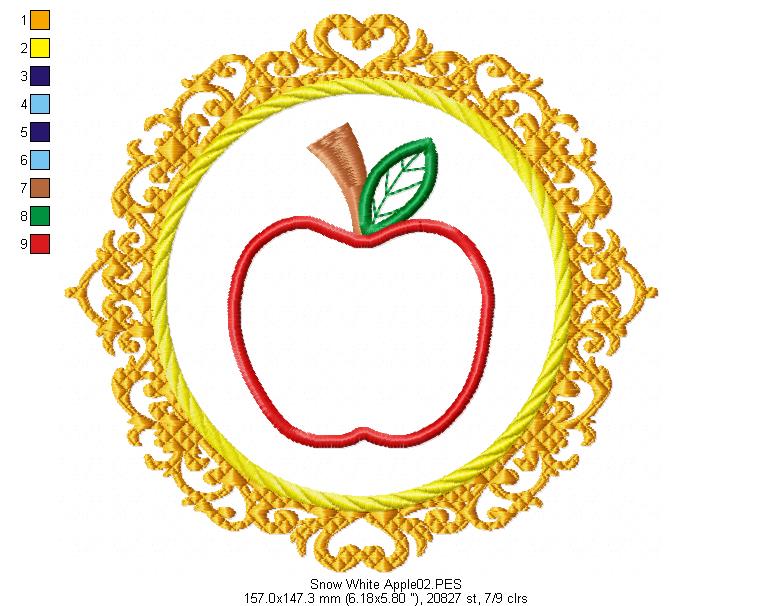 Fairy Tales Princes for Wood Hoop - Set of 7 Designs - 3 Sizes - Machine Embroidery Design