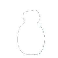 Snowman Holding a Heart - Applique