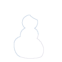 Snowman Let it Snow - Applique Machine Embroidery Design
