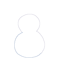 Snowman Christmas - Applique - Machine Embroidery Design