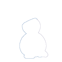 Snowman with Funny Hat - Applique - Machine Embroidery Design