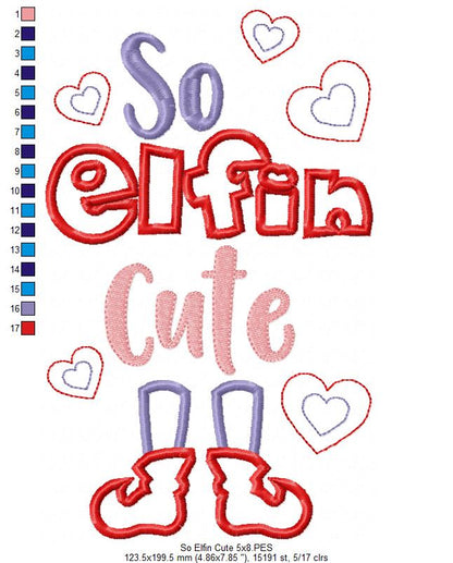 So Elfin Cute - Applique