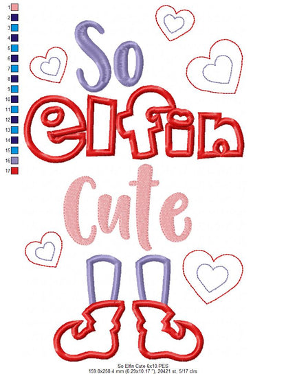 So Elfin Cute - Applique