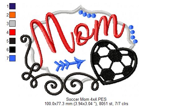 Soccer Mom - Applique