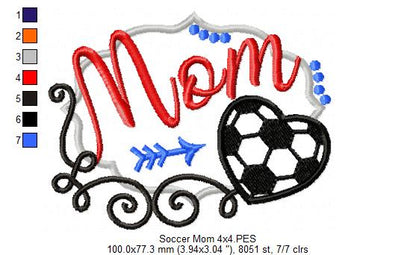 Soccer Mom - Applique