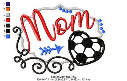 Soccer Mom - Applique