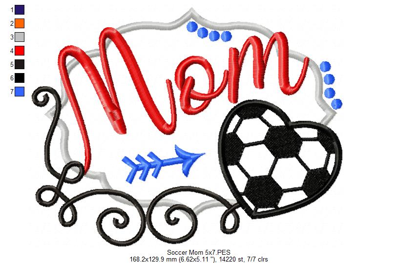 Soccer Mom - Applique