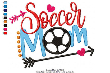 Soccer Mom - Applique