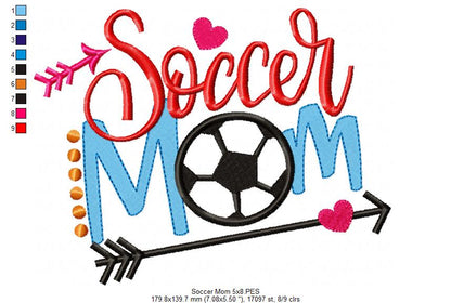 Soccer Mom - Applique