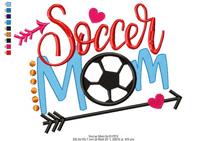 Soccer Mom - Applique