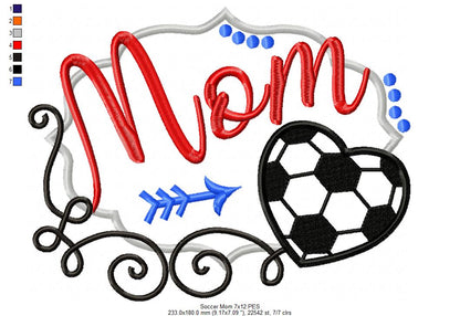 Soccer Mom - Applique