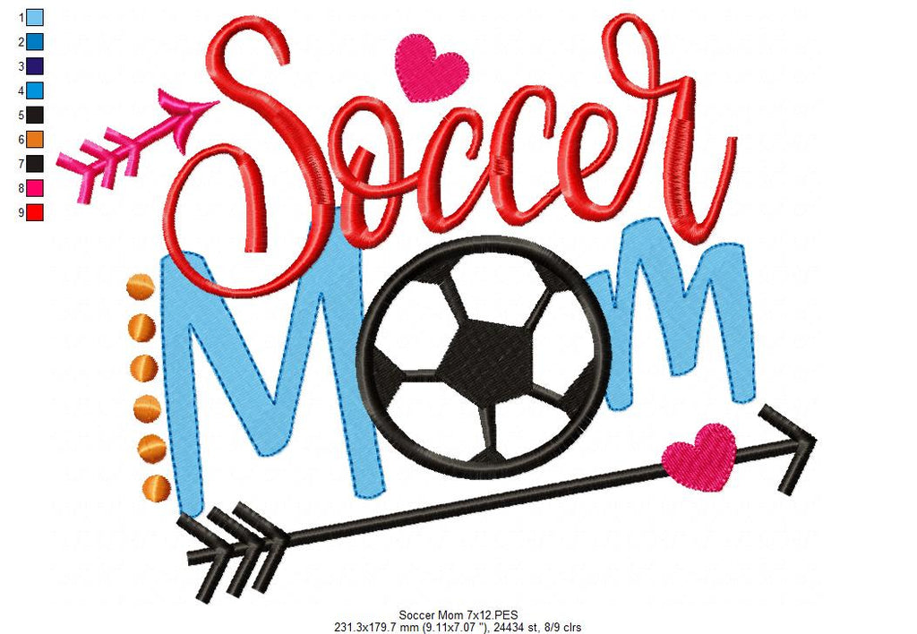 Soccer Mom - Applique
