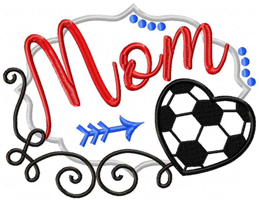 Sports Mom - Applique - Set of 5 designs