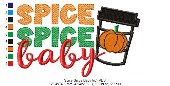 Spice Spice Baby - Applique