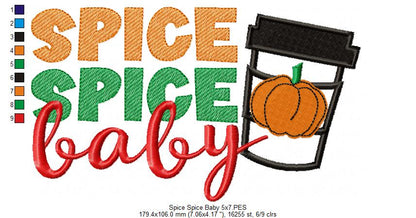 Spice Spice Baby - Applique