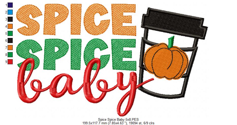 Spice Spice Baby - Applique