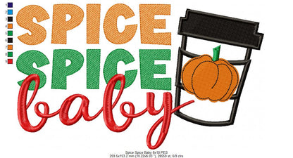 Spice Spice Baby - Applique
