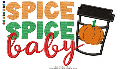 Spice Spice Baby - Applique