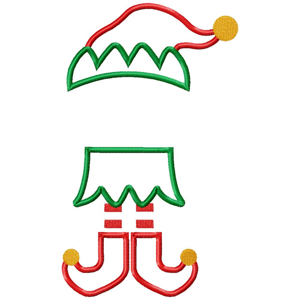 Split Elf Girl - Applique