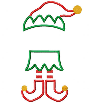 Split Elf Girl - Applique