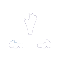 Split Puppy Dog Girl - Applique - Machine Embroidery Design