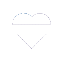 Valentine's Split Heart - Applique - Machine Embroidery Design