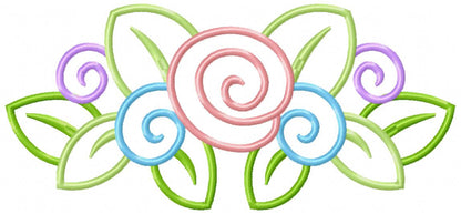 Spring Flowers - Applique