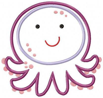 Under the Sea Animals - Set of 6 designs - Applique