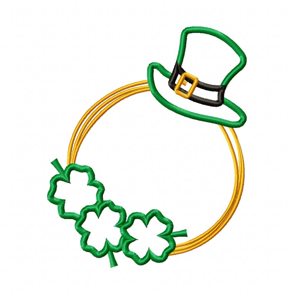 St. Patricks Frame - Applique