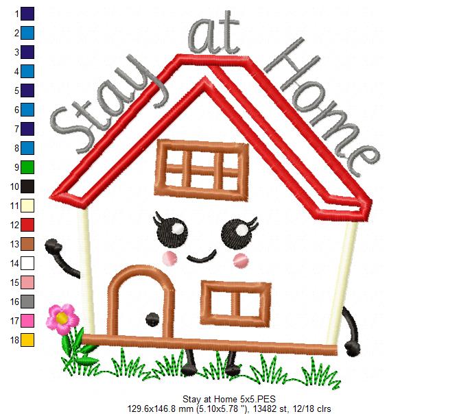 Stay at Home - Applique