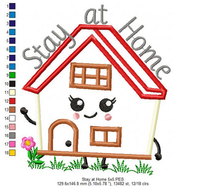 Stay at Home - Applique