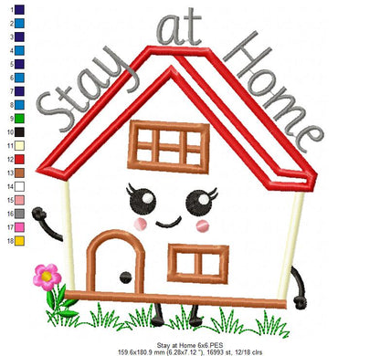 Stay at Home - Applique