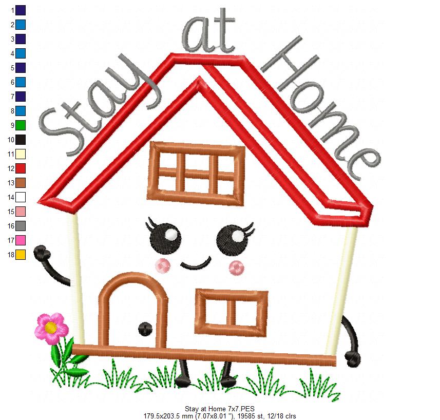 Stay at Home - Applique