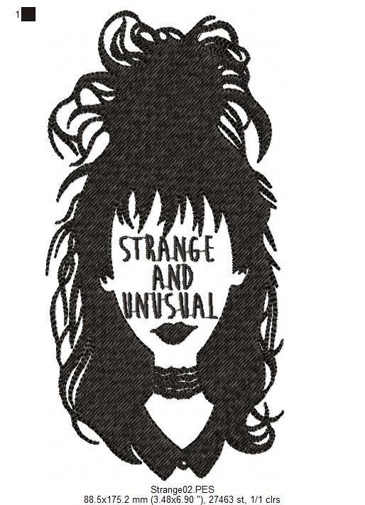 Strange and Unusual - Fill Stitch