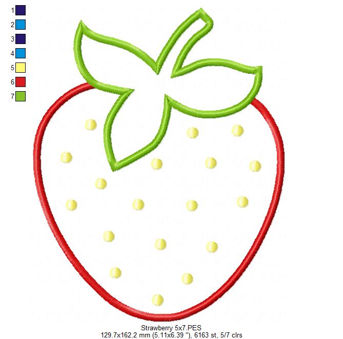 Strawberry - Applique