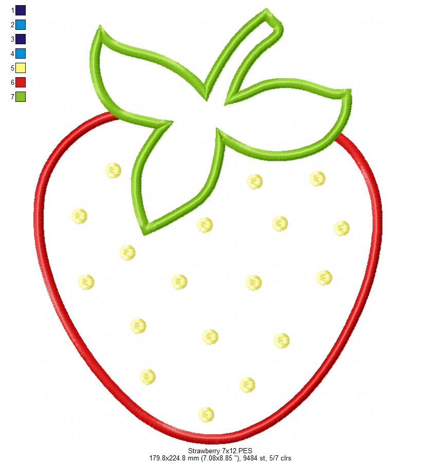 Strawberry - Applique