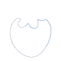 Strawberry Boy with Mustache - Applique