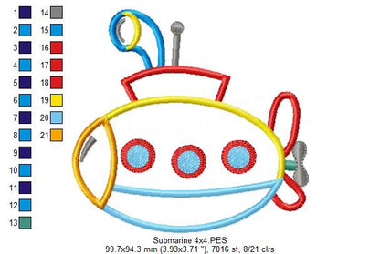 Submarine - Applique