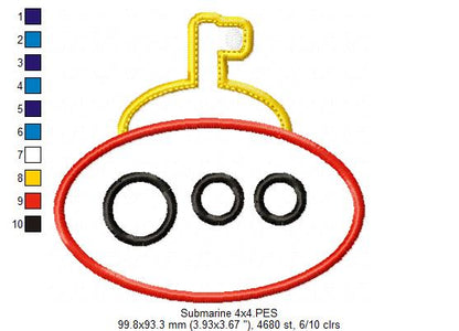 Nautical Boats Collection - Applique - Set of 7 designs