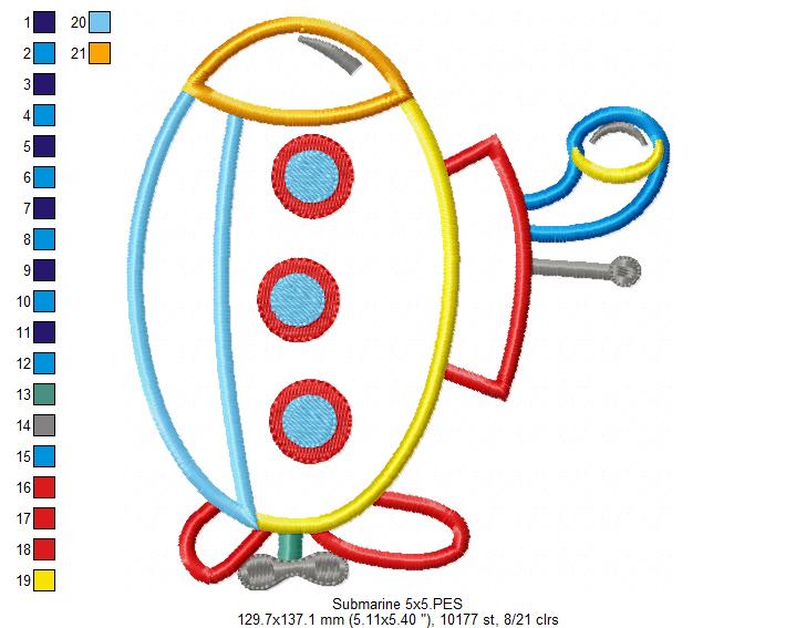 Submarine - Applique