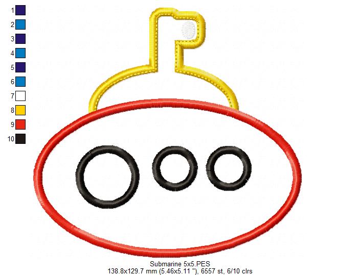 Nautical Boats Collection - Applique - Set of 7 designs