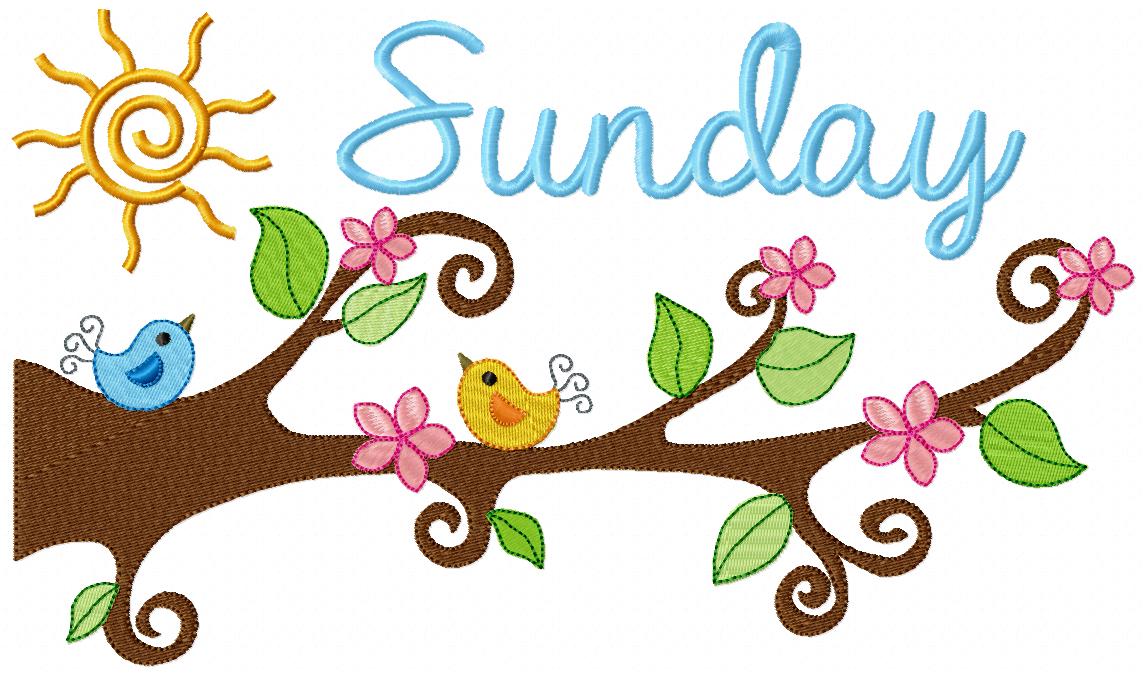 Days of the Week - Applique & Fill Stitch