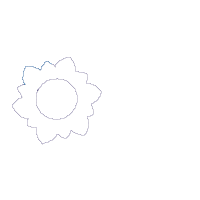 Sunflower Number 1 One 1st Birthday - Applique