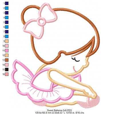 Sweet Little Ballerina - Applique
