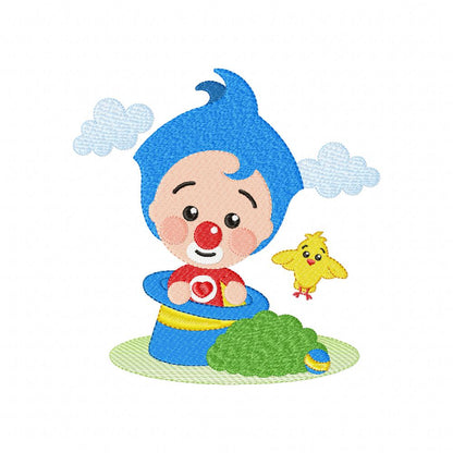 Cute Little Clown - Fill Stitch