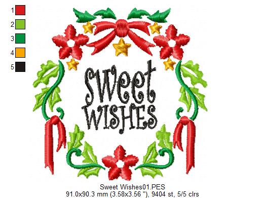 Sweet Wishes - Satin Stitch
