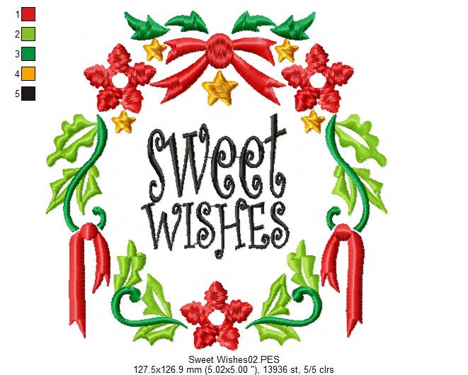 Sweet Wishes - Satin Stitch
