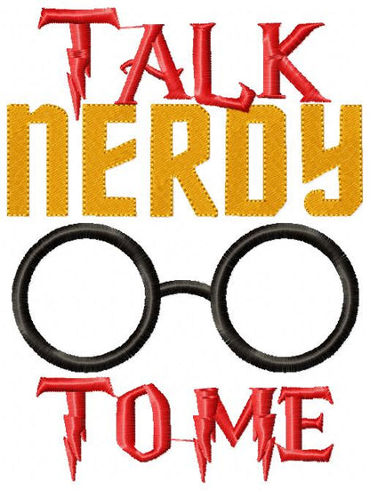 Talk Nerdy To Me - Fill Stitch